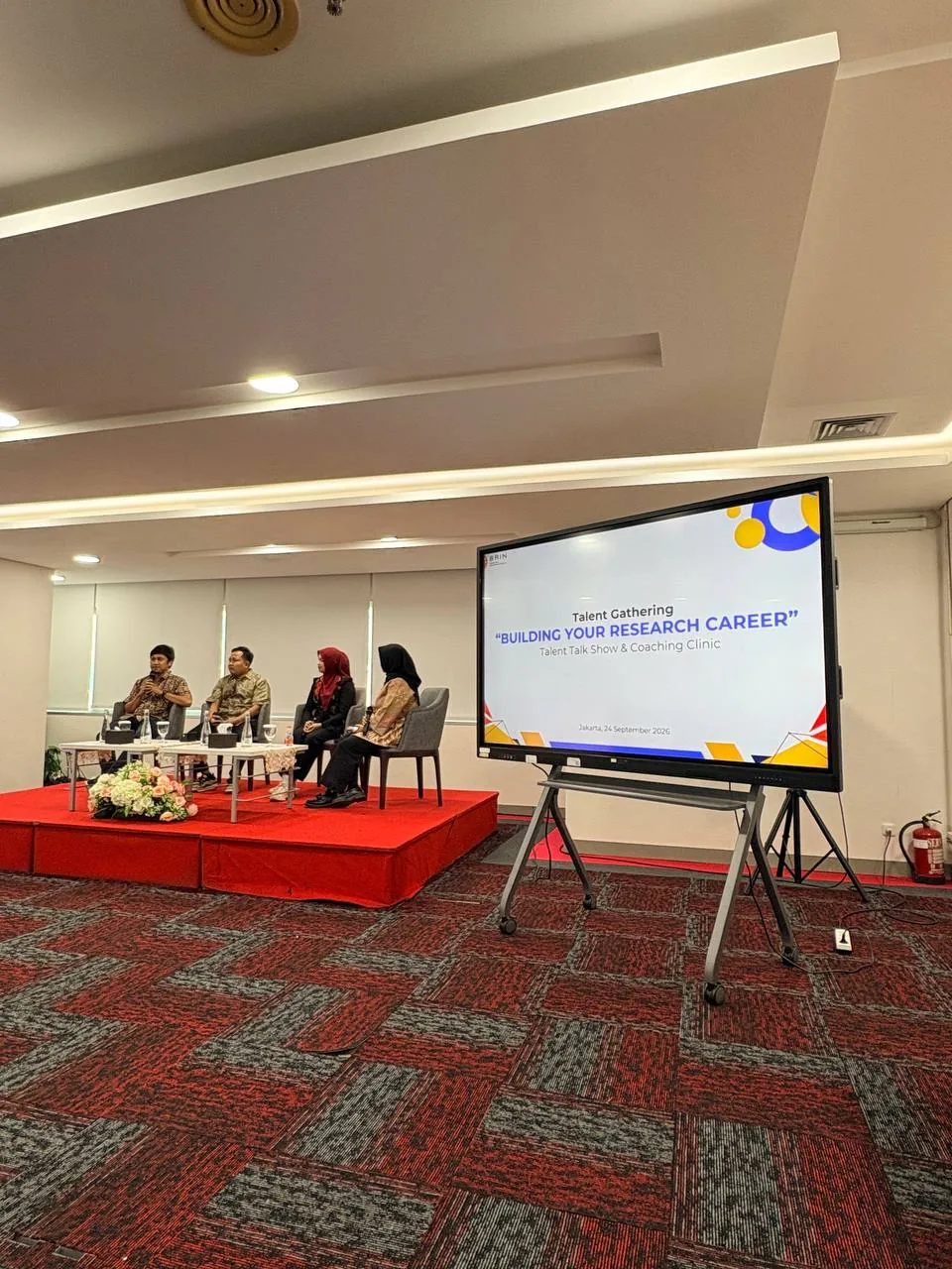 Panel BRIN Talent Gathering Building Your Research Career tahun 2024